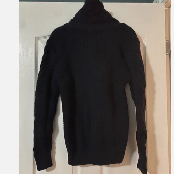 LEIF NELSON KNITTED JACKET TURTLENECK CARDIGAN SMALL NEW WITH TAGS - Picture 3 of 9